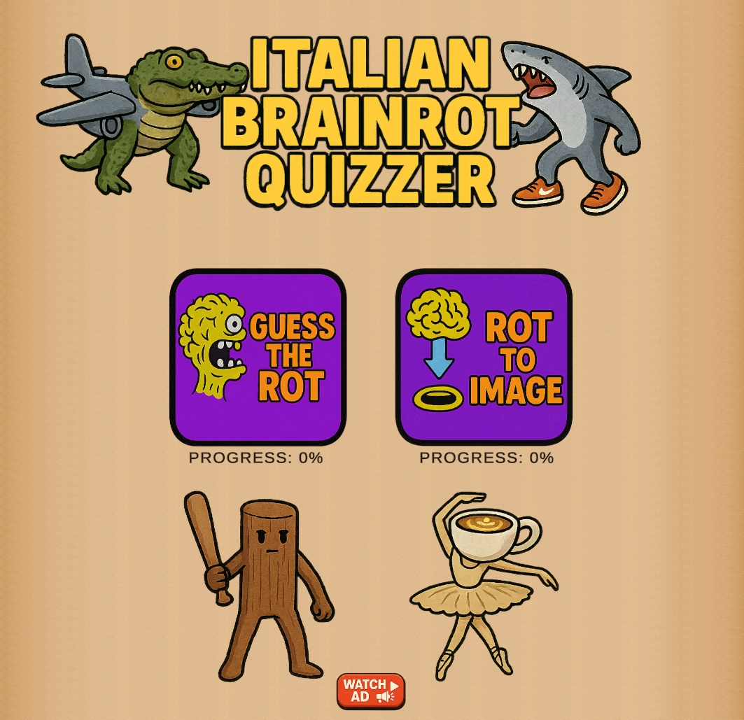 Similar Game: Italian Brainrot Quiz